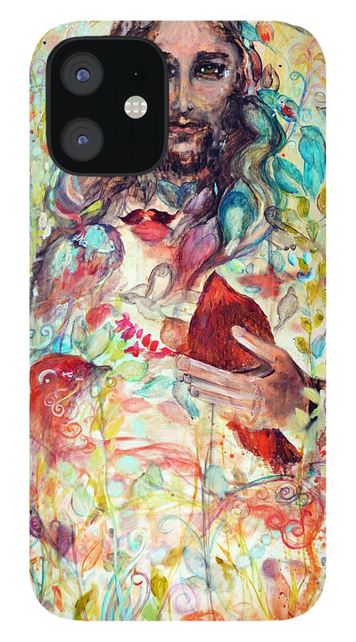 Jesus Christ iPhone 12 Case featuring the painting Jesus Christ Your Most Memorable Dream Will Soon Come True by Ashleigh Dyan Bayer