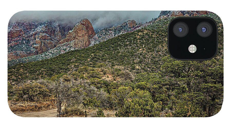 Landscape iPhone 12 Case featuring the photograph Juan Tabo Recreation Area Dr by Michael McKenney
