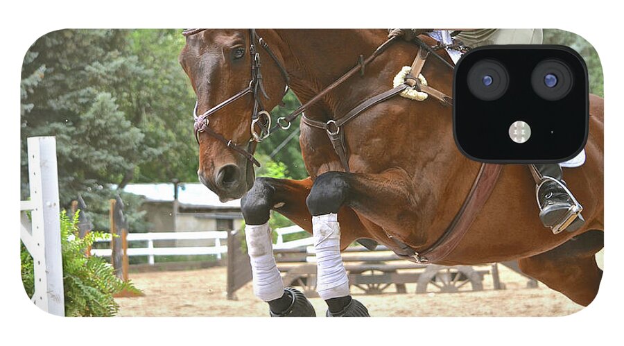 Horse Show iPhone 12 Case featuring the photograph Jumper by Cindy Schneider