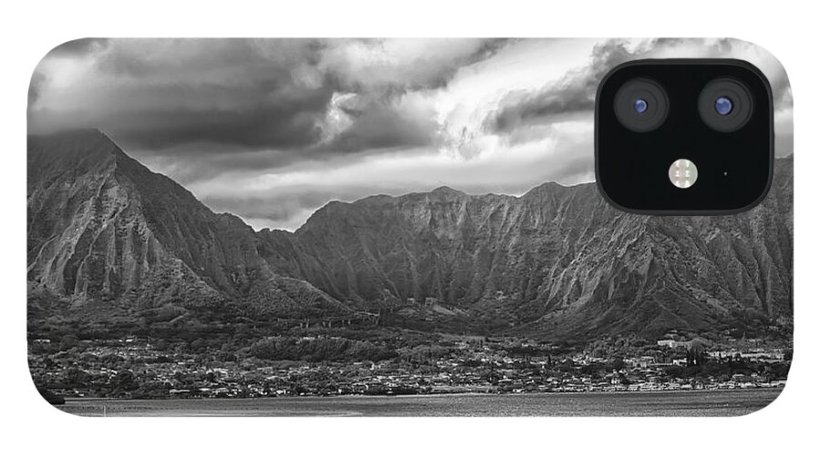Hawaii iPhone 12 Case featuring the photograph Ko'olau and H-3 by Dan McManus