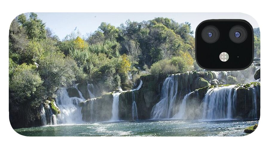 Kyrka iPhone 12 Case featuring the photograph Kyrka Waterfalls by Richard Henne