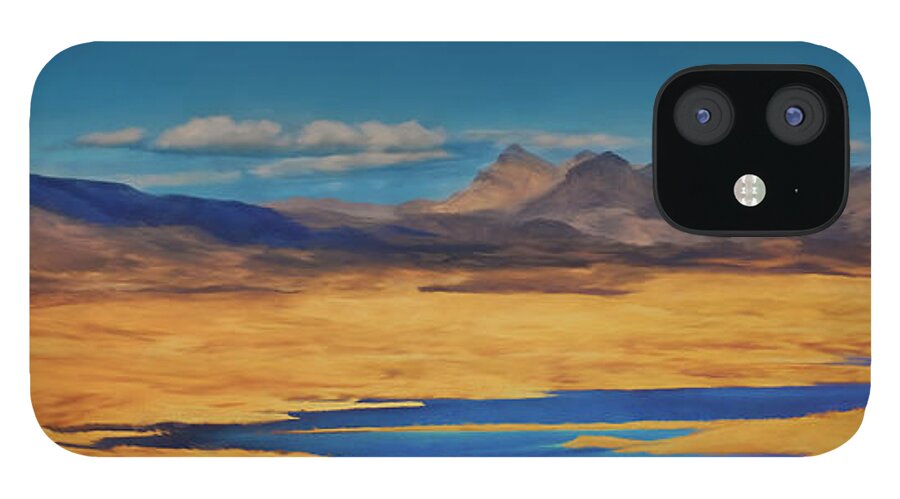 Nevada iPhone 12 Case featuring the photograph Lake Mead National Recreation Area - Panorama by Mitch Spence