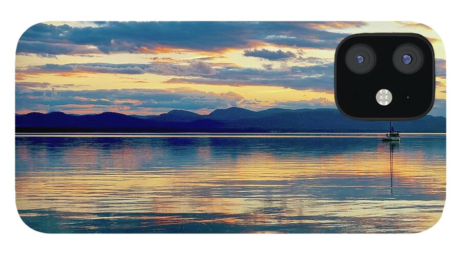Afterglow iPhone 12 Case featuring the photograph Layers by Mike Reilly