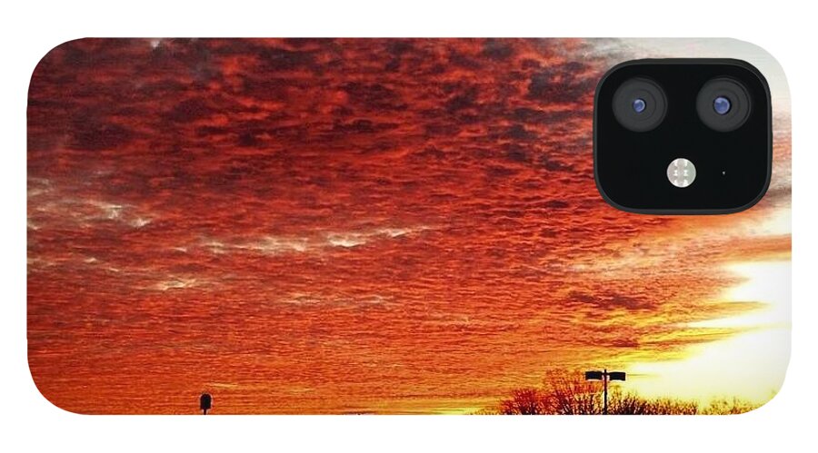 Sunset iPhone 12 Case featuring the photograph Look up by Ryan VanDyne