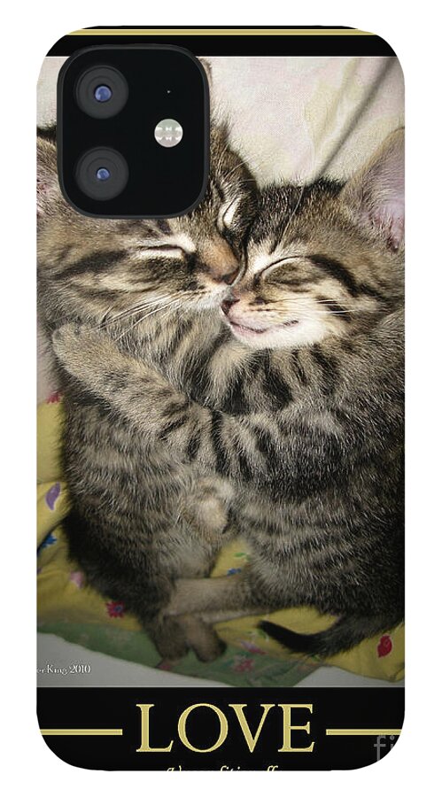 Cats iPhone 12 Case featuring the photograph Love by Heather King