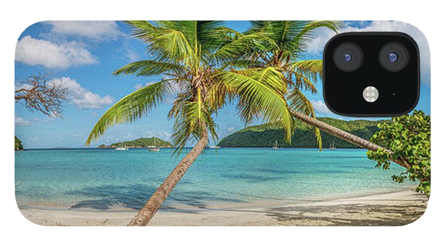 Caribbean iPhone 12 Case featuring the photograph Maho Panorama by Gary Felton