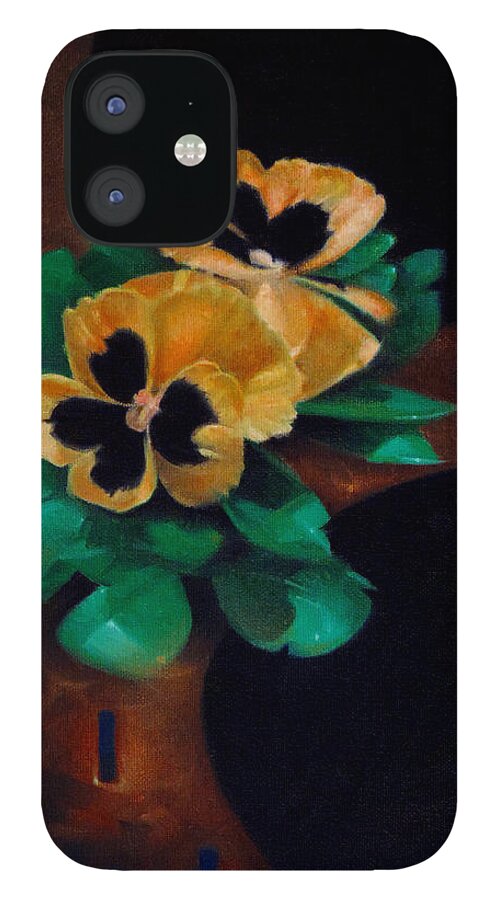 Flowers iPhone 12 Case featuring the painting Mama Jane's Favorite by T S Carson