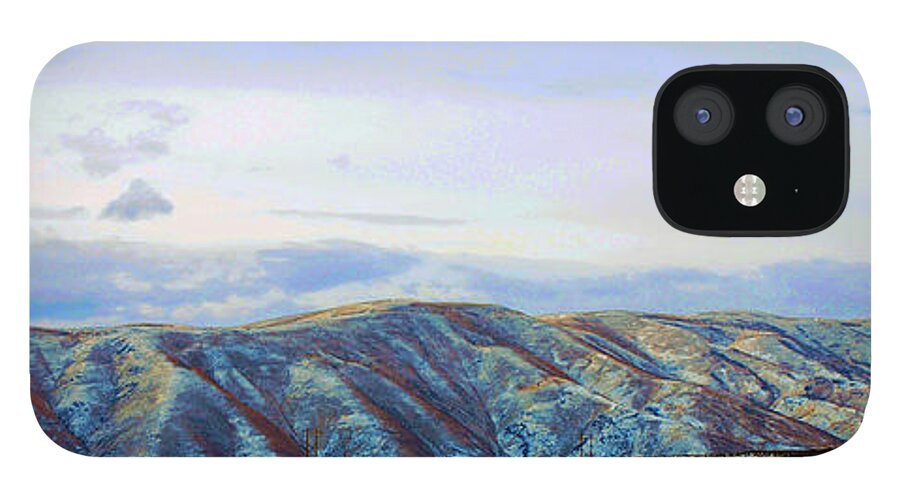 Snow iPhone 12 Case featuring the photograph Manastash Morning Dusting by Brian O'Kelly