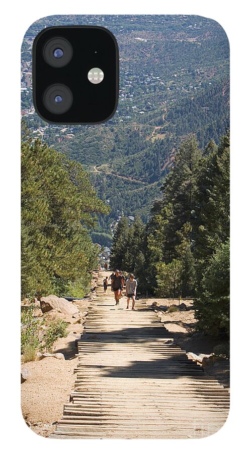 Pikes Peak iPhone 12 Case featuring the photograph Manitou Springs Pikes Peak Incline by Steven Krull