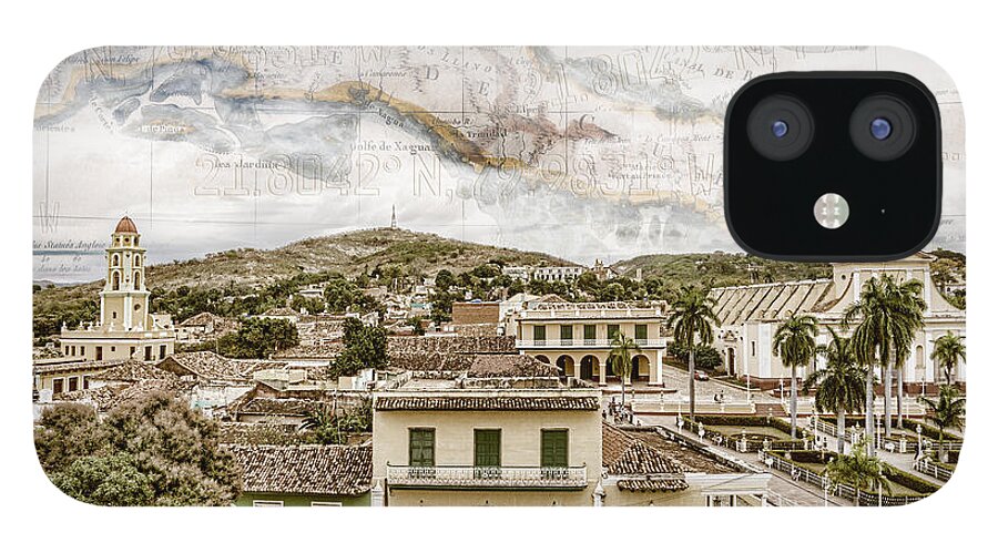 Trinidad iPhone 12 Case featuring the photograph Mapping Trinidad by Sharon Popek