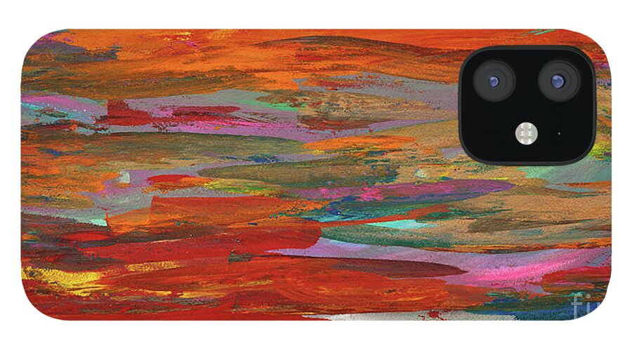 Mesa iPhone 12 Case featuring the painting Mesa Grande by Bjorn Sjogren