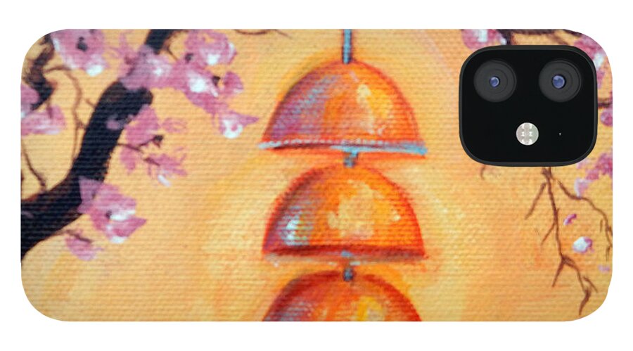 Metal iPhone 12 Case featuring the painting Metal by Caroline Patrick