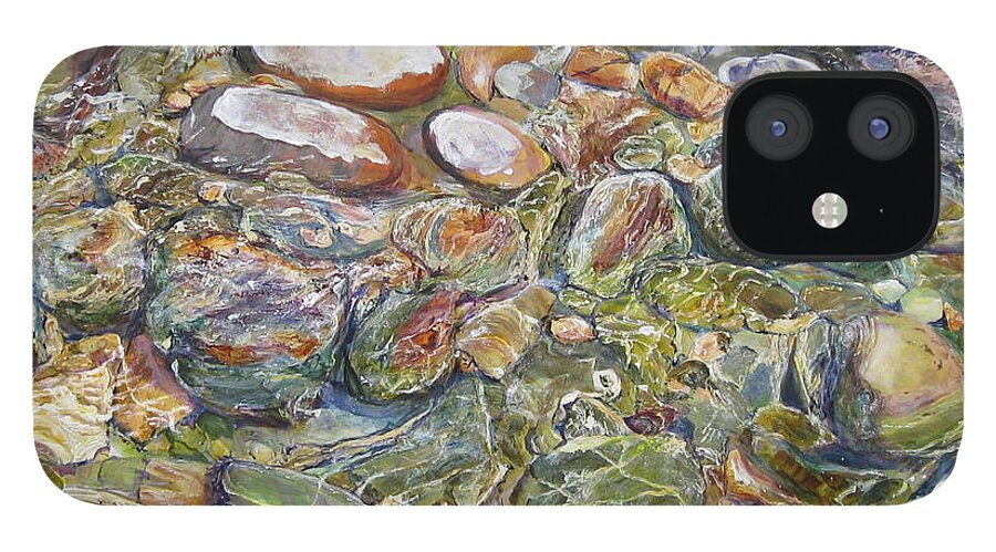 Water iPhone 12 Case featuring the painting Metamorphosis by Madeleine Arnett