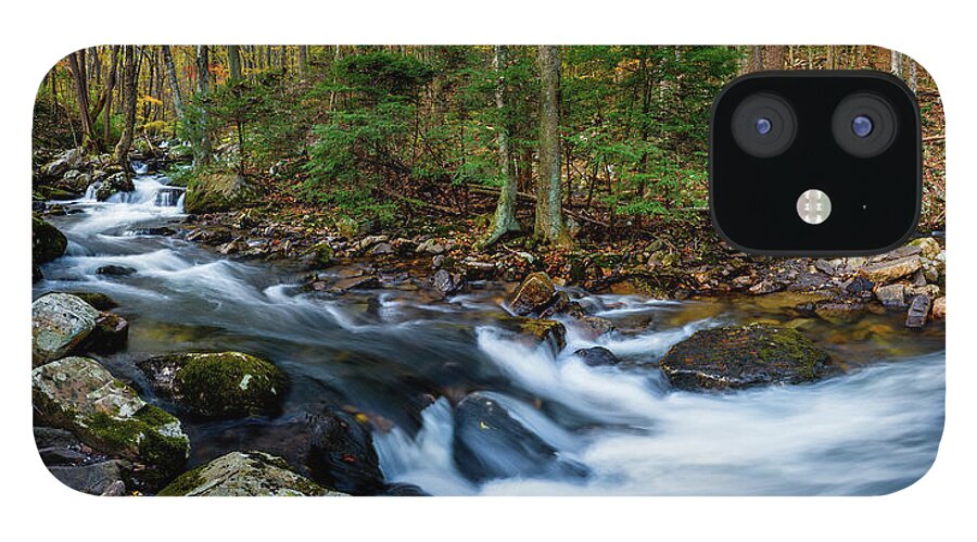 Landscape iPhone 12 Case featuring the photograph Mill Creek in Fall #2 by Joe Shrader