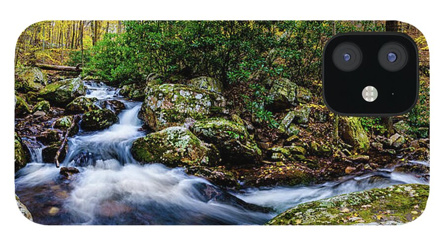 Landscape iPhone 12 Case featuring the photograph Mill Creek in Fall #4 by Joe Shrader