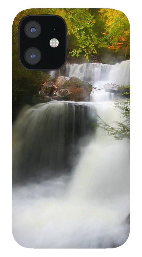 Catskills iPhone 12 Case featuring the photograph Misty Fall by Neil Shapiro