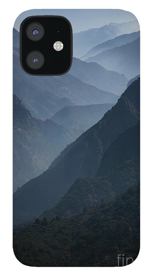 Mountains iPhone 12 Case featuring the photograph Misty Peaks by Timothy Johnson