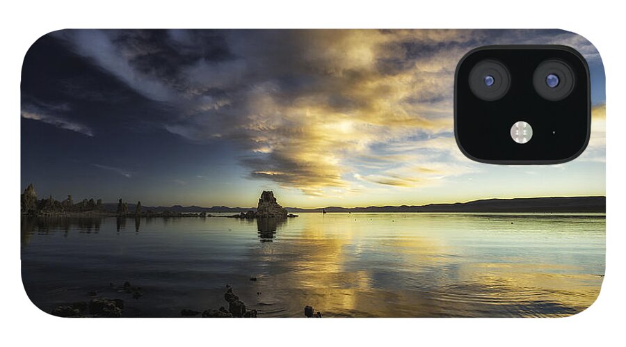 California iPhone 12 Case featuring the photograph Mono Lake Sunrise 1 by Timothy Hacker