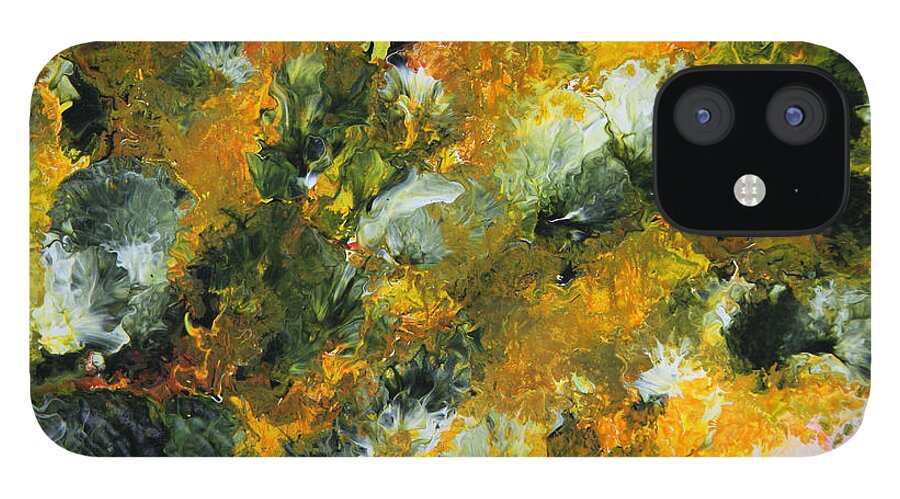 Fusionart iPhone 12 Case featuring the painting Moths in the Light by Ralph White