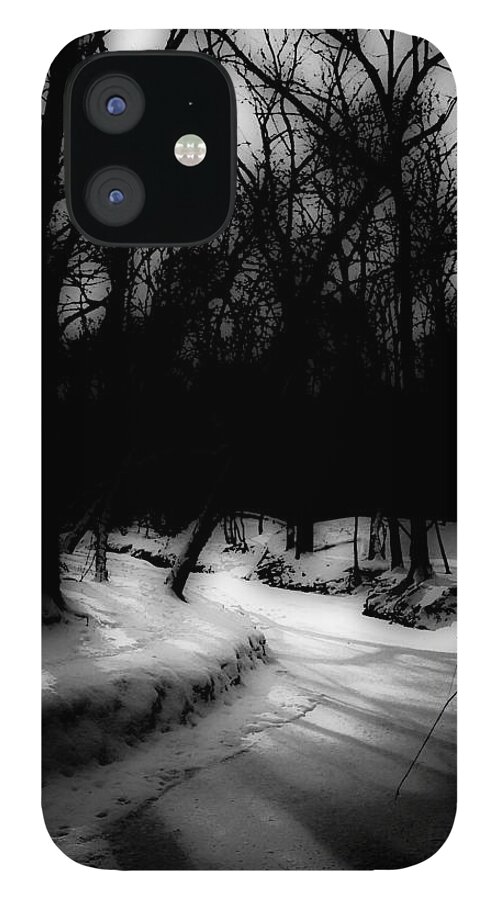 Winter iPhone 12 Case featuring the photograph My Secret Place by Joseph Noonan
