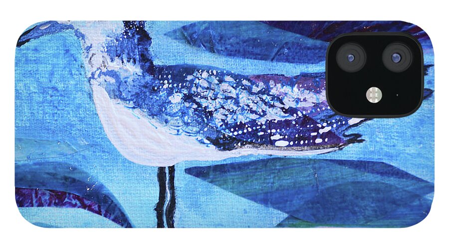 Tern iPhone 12 Case featuring the mixed media My Tern by Julia Malakoff