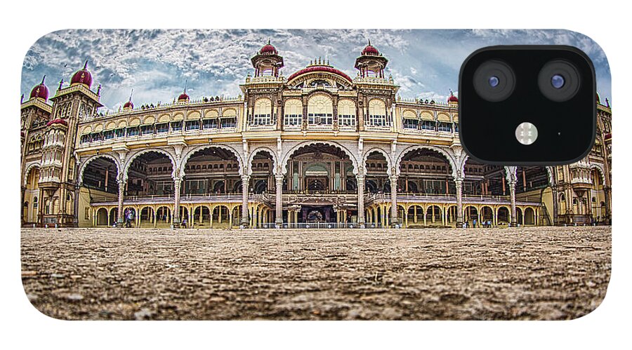 Mysore iPhone 12 Case featuring the photograph Mysore Palace by Chris Cousins