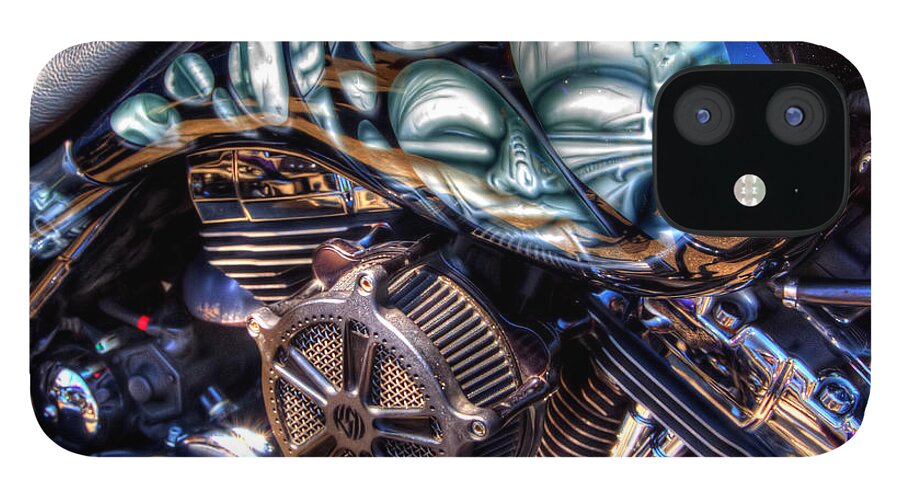 Motorcycle iPhone 12 Case featuring the photograph Mystic by LR Photography