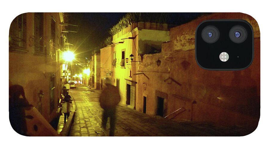 Adobe Buildings iPhone 12 Case featuring the photograph Night Dream by Rosanne Licciardi