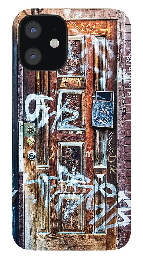 Grafitti iPhone 12 Case featuring the photograph Number 424 by Linda McRae