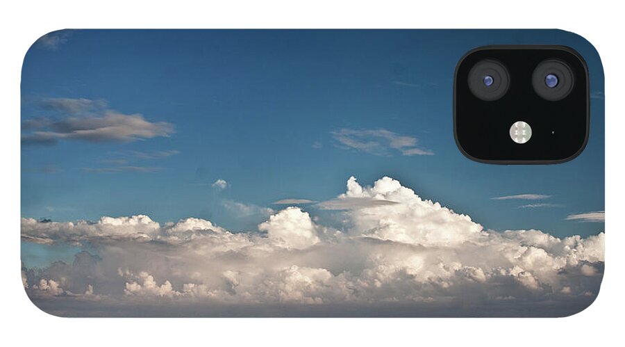 Ocean Clouds iPhone 12 Case featuring the photograph Ocean Horizon by David Chasey