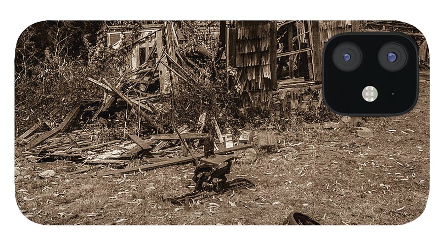 House iPhone 12 Case featuring the photograph Old Abandoned House Fort Ross Sonoma County by Blake Webster