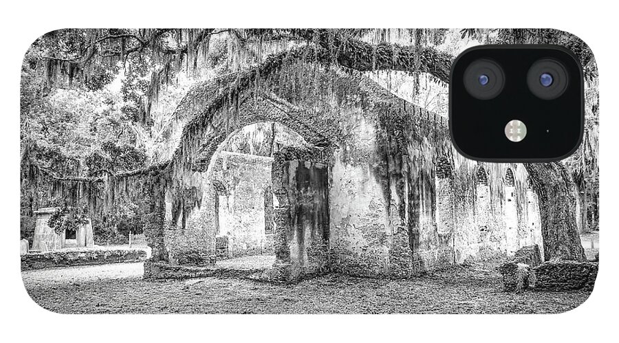 Tabby iPhone 12 Case featuring the photograph Old Tabby Church by Scott Hansen