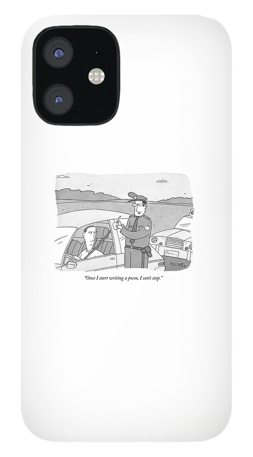 Once I Start Writing A Poem iPhone 12 Case