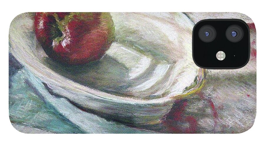 Still Life iPhone 12 Case featuring the pastel One A Day by Diana Colgate