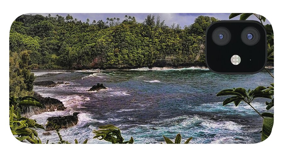 Big Island iPhone 12 Case featuring the photograph Onomea Bay Hawaii by Gary Beeler