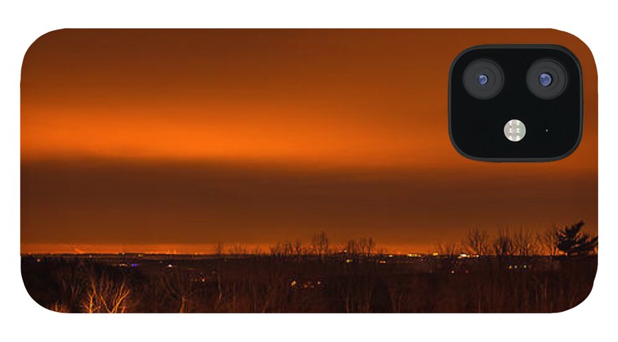 Night iPhone 12 Case featuring the photograph Orange Light by Robert McKay Jones