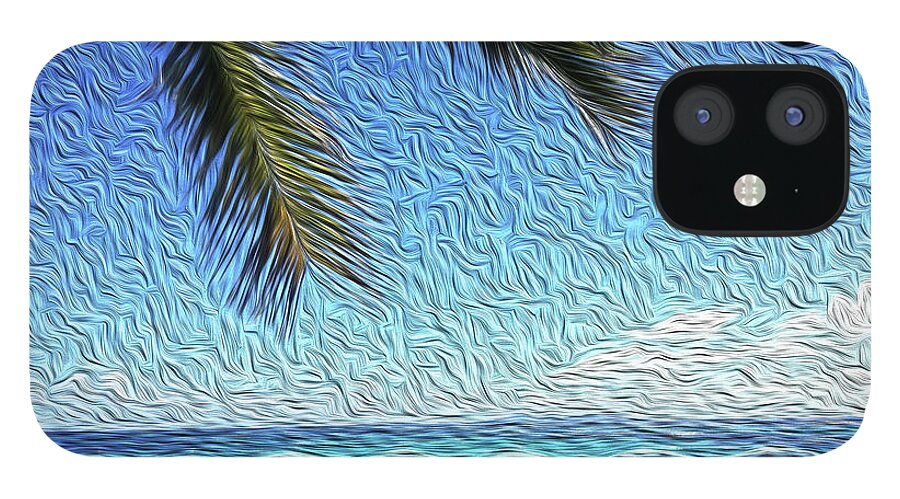 Orient Beach iPhone 12 Case featuring the digital art Orient Parade by Francelle Theriot