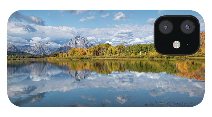 Oxbow Bend iPhone 12 Case featuring the photograph Oxbow Bend by Ronnie And Frances Howard