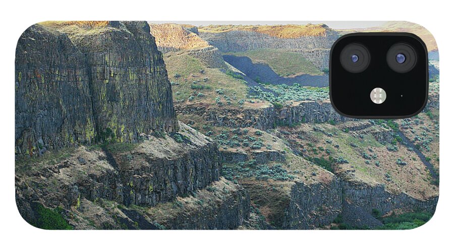Canyon iPhone 12 Case featuring the photograph Palouse River Canyon Buttes by Rich Collins