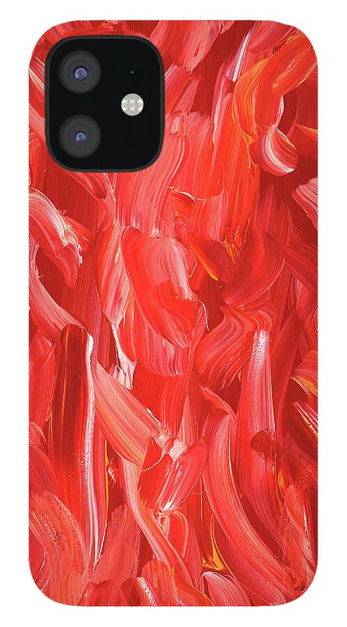Passion iPhone 12 Case featuring the painting Passion by Bjorn Sjogren