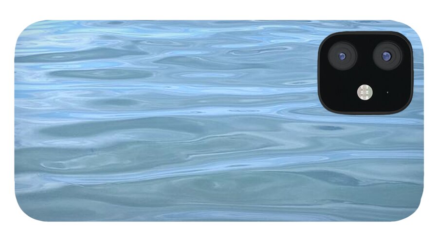 Tranquility iPhone 12 Case featuring the digital art Pearlescent Tranquility by Steven Robiner