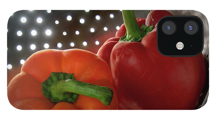 Pepper iPhone 12 Case featuring the photograph Peppers by Karen Smale