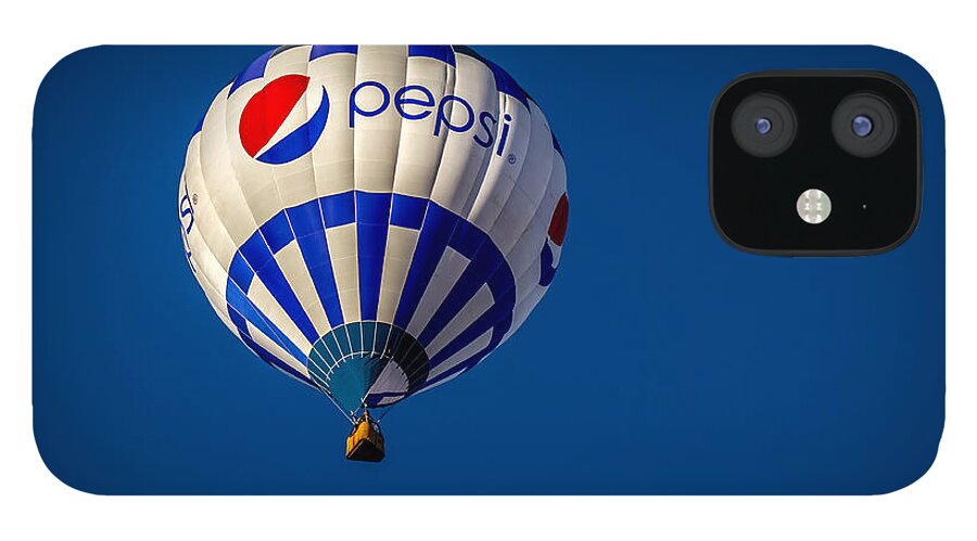 Albuquerque iPhone 12 Case featuring the photograph Pepsi - Hot Air Balloon by Ron Pate