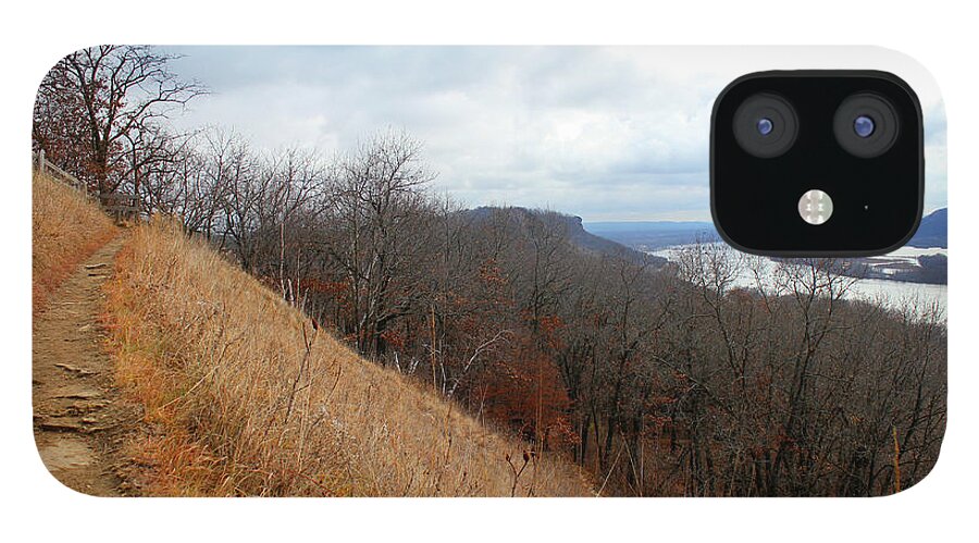 Nature iPhone 12 Case featuring the photograph Perrot State Park Mississippi River 5 by Brook Burling