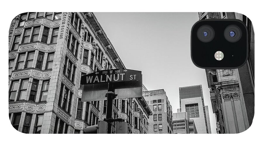 Walnut Street Philadelphia iPhone 12 Case featuring the photograph Philadelphia Urban Landscape - 0980 by David Sutton