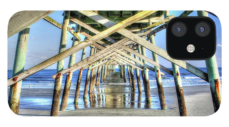 Adrian Laroque iPhone 12 Case featuring the photograph Pier by LR Photography