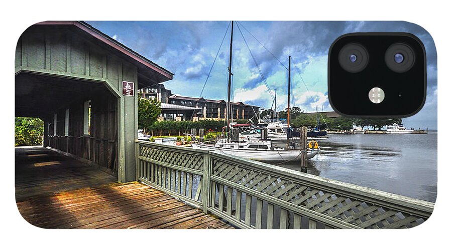Fairhope iPhone 12 Case featuring the photograph Point Clear Bridge by Michael Thomas