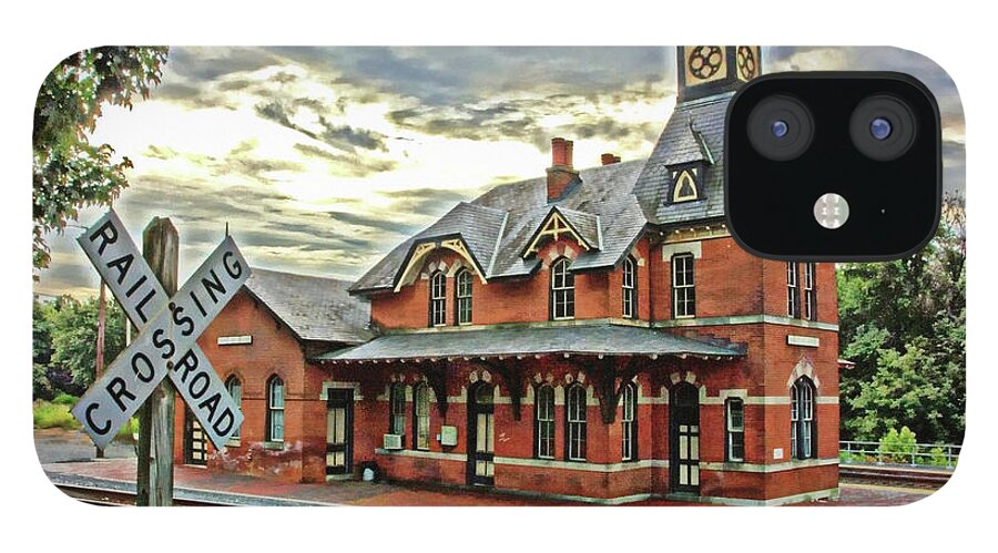 Point Of Rocks iPhone 12 Case featuring the photograph Point of Rocks Train Station by Suzanne Stout