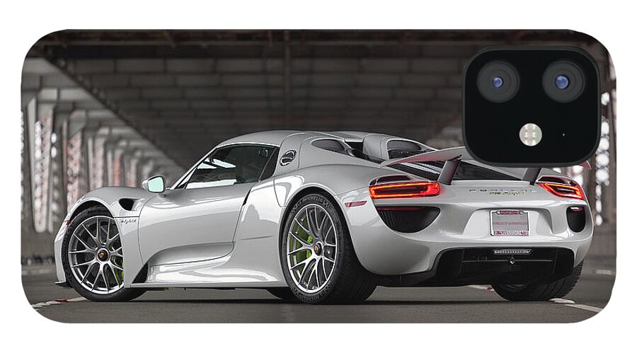 Cars iPhone 12 Case featuring the photograph #Porsche #918Spyder #Print by ItzKirb Photography
