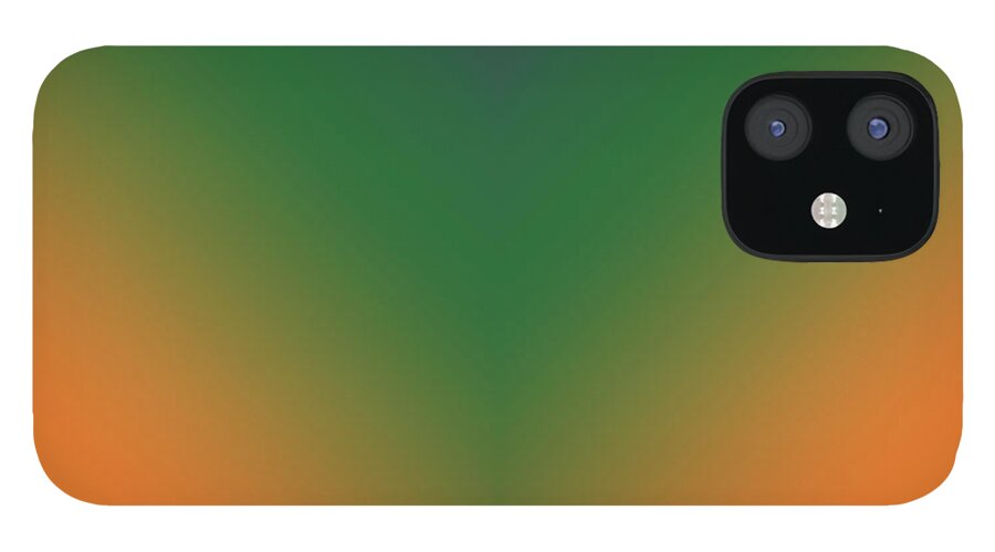 Abstract iPhone 12 Case featuring the photograph Purple, Green and Orange by Rosanne Licciardi
